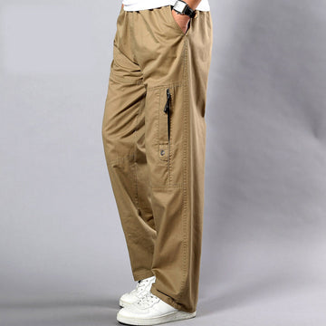 SIDE ZIPPER MULTI-POCKETS   CARGO PANTS